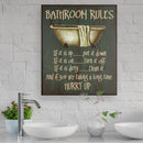 BATHROOM RULES