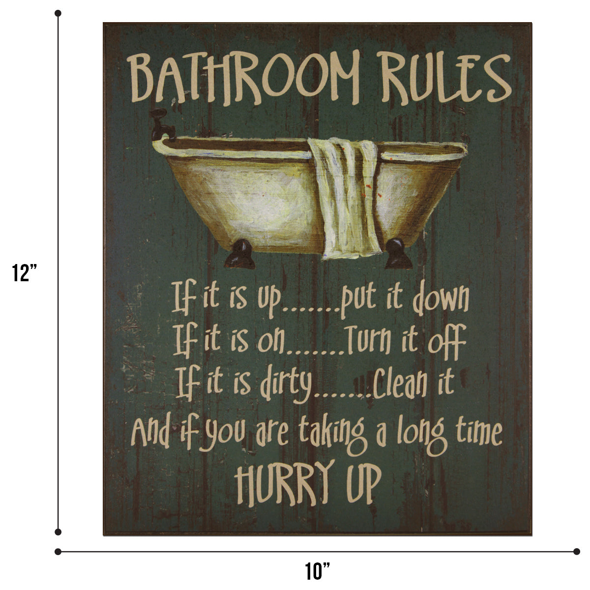 BATHROOM RULES