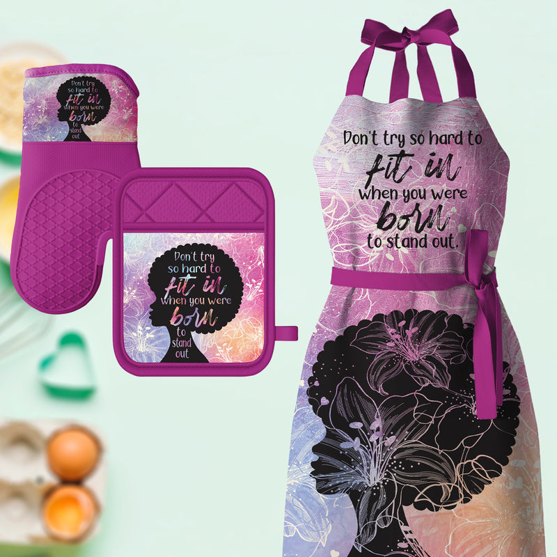 BORN TO STAND OUT APRON