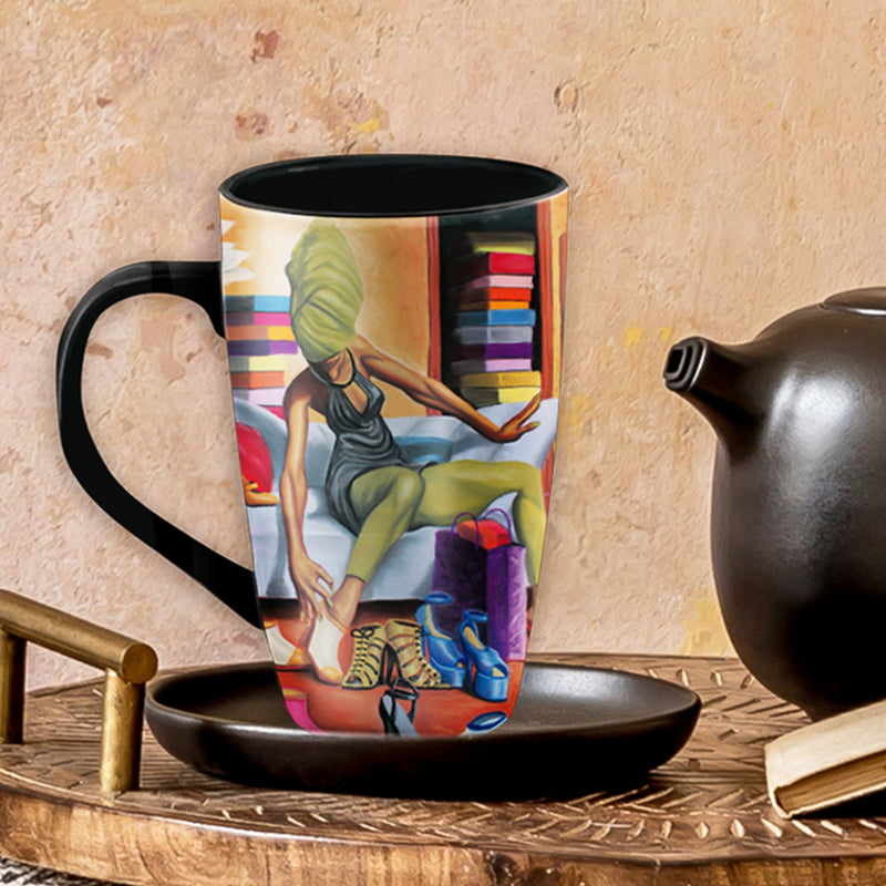 Dion Jay Shoe Addict Latte Mug