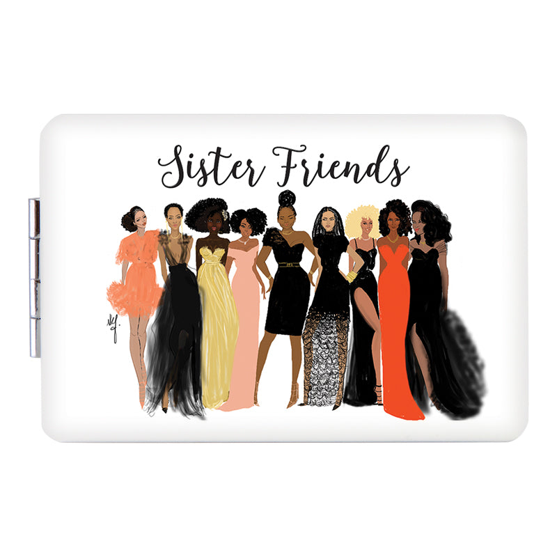 SISTER FRIENDS COMPACT MIRROR