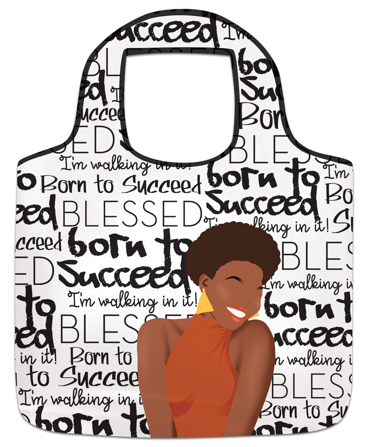 BORN TO SUCCEED REUSABLE BAG