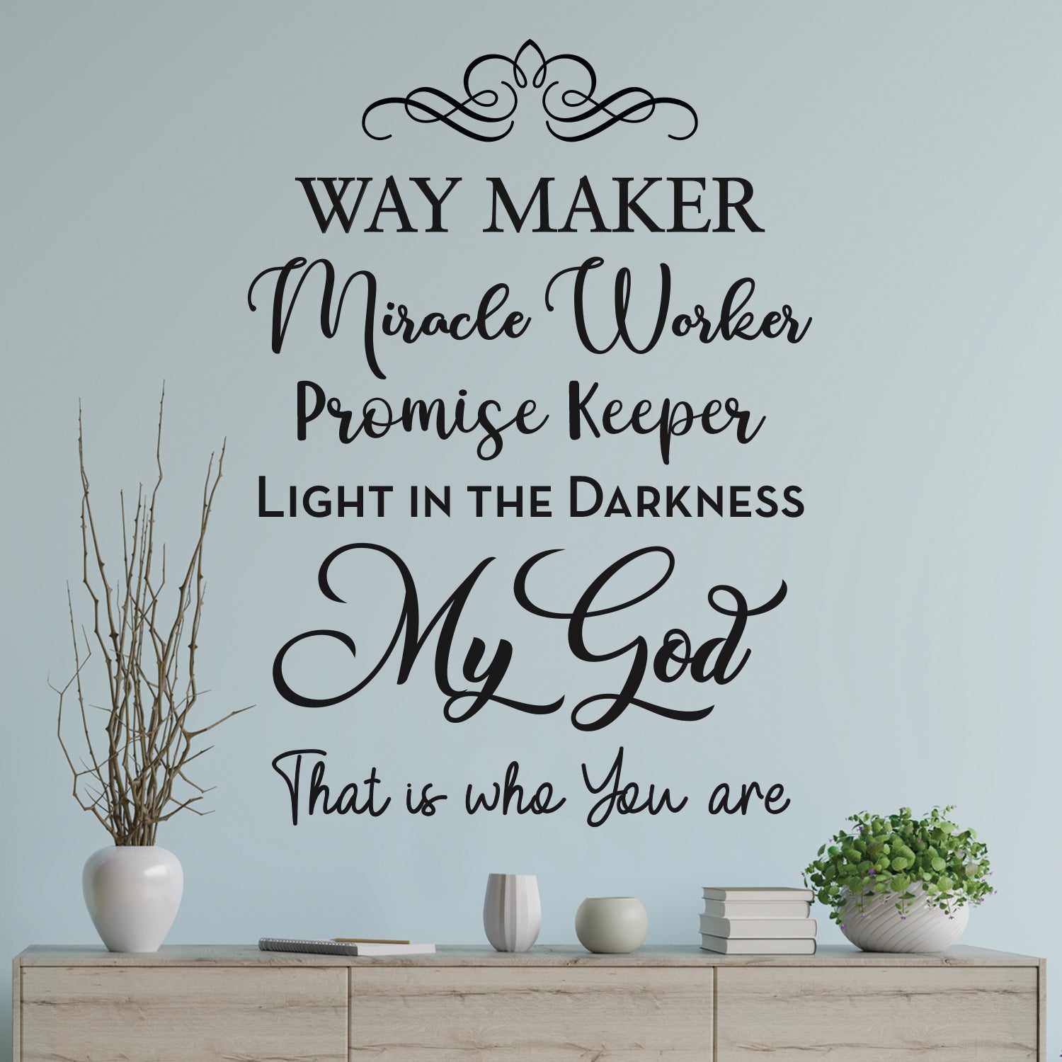 Way Maker Signs WAY MAKER WALL DECAL